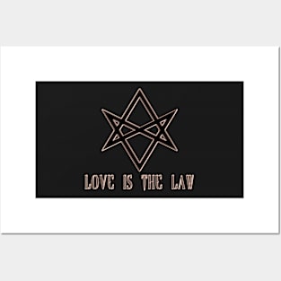 Love Is The Law Design Posters and Art